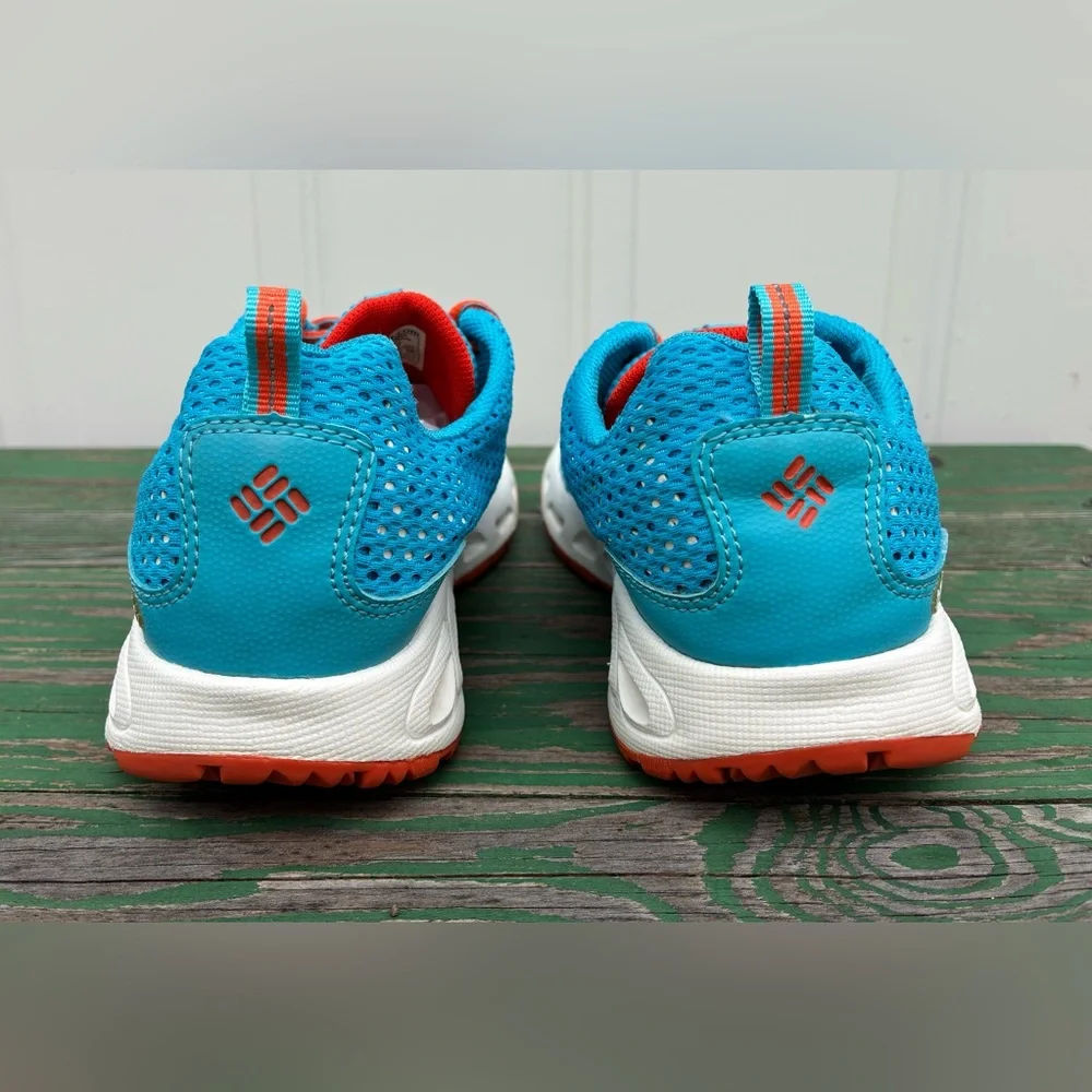 Columbia Womens 7.5 Drainmaker II Trail Water Sneakers Blue Orange Mesh Shoes - Picture 15 of 15
